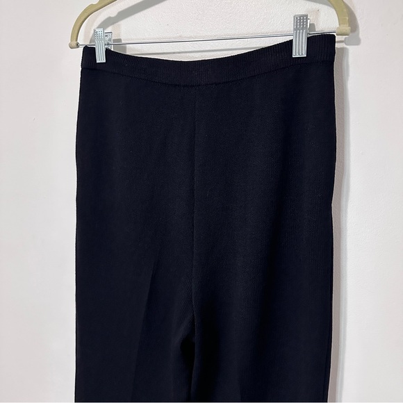 Vintage St. John High Rise Pleated Santana Knit Trousers Size 10 - Picture 5 of 7